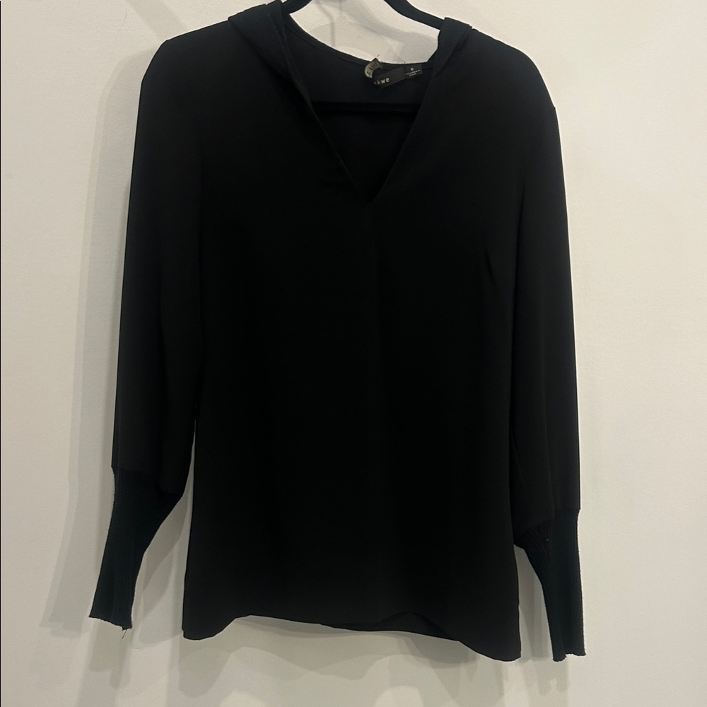 Iris Setlakwe Black Hooded top